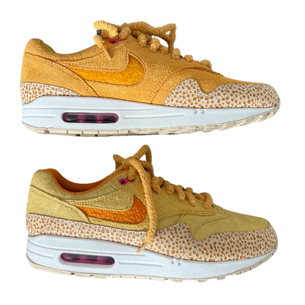 Nike Air Max 1 Sneakers in Yellow and Orange